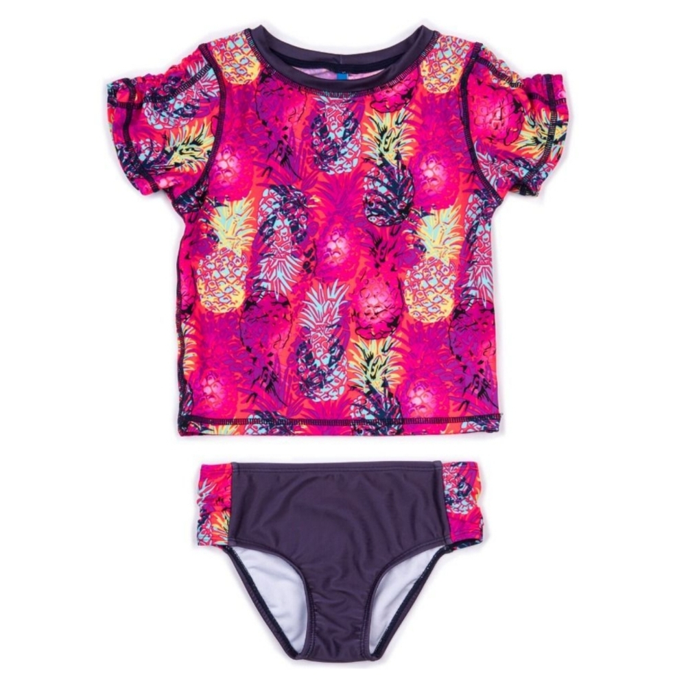 Appaman Zuma Neon Pineapple Rashguard Set - Picture 2 of 7